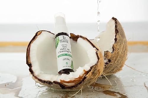 Miniatura 3 de Brittanies Thyme Aceite limpiador orgánico de maquillaje de ojos suero de 1 onza  Suero hidratante suave antienvejecimiento para arrugas líneas