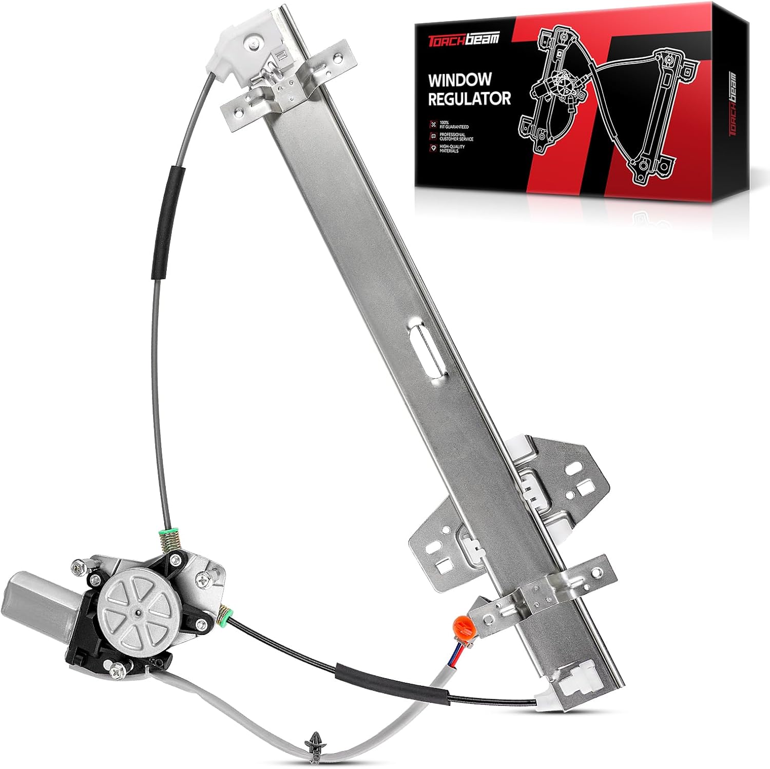 Torchbeam 748-132 Power Window Regulator Assembly with Motor Compatible with 2003-2011 Element748-132, 72210-SCV-A02, 72210SCVA03