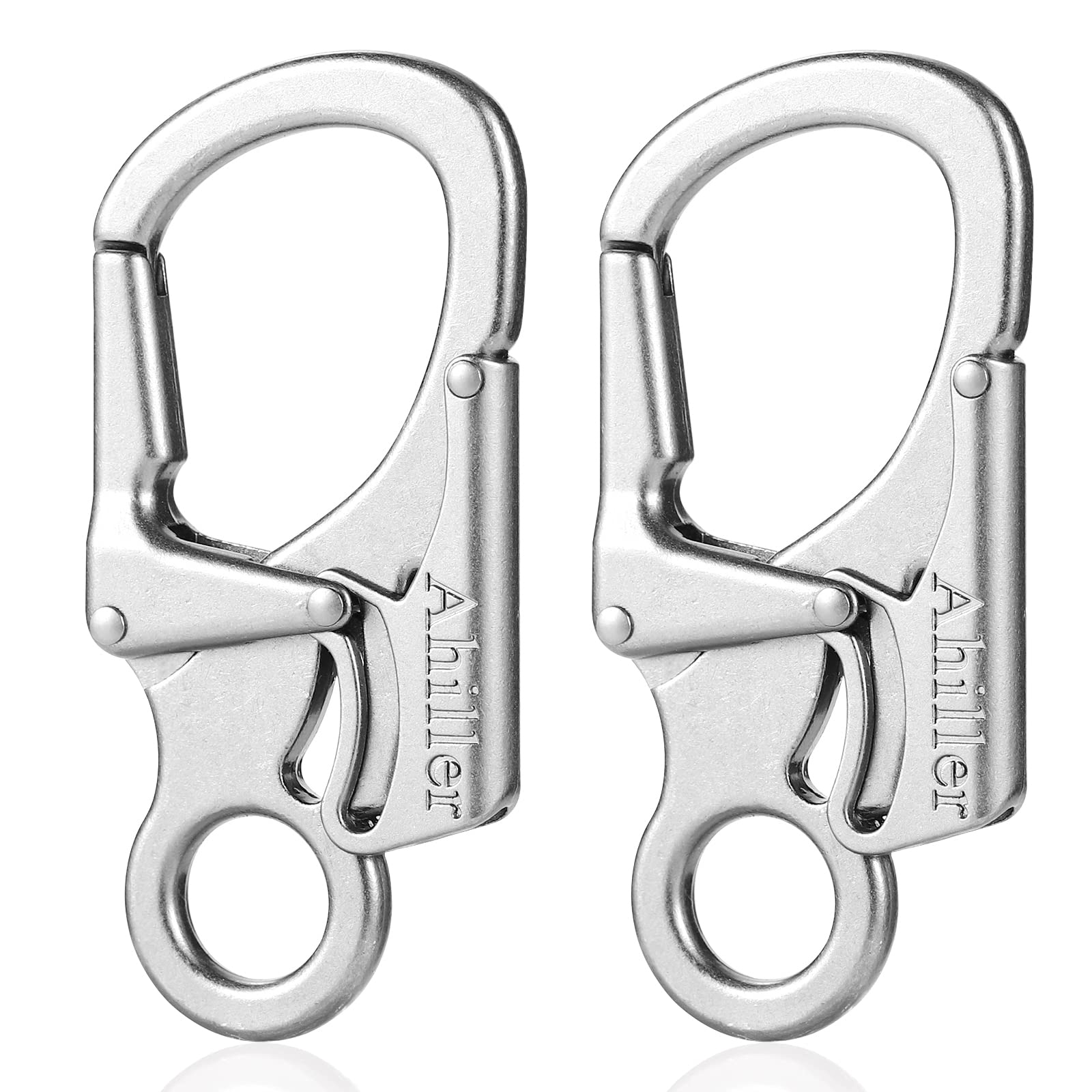 Ahiller Dual Lock Carabiner Clip, Zinc Alloy Keychain for Outdoor — Amazon image 12