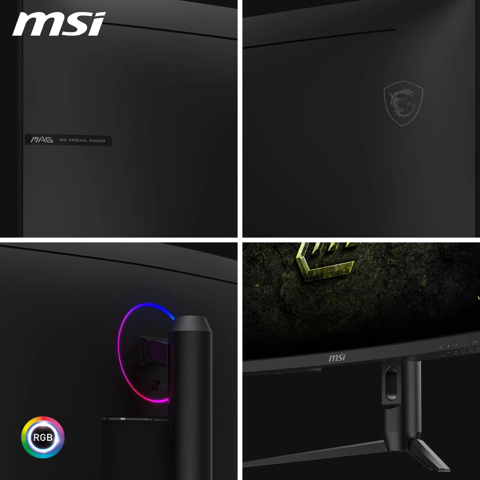 MSI MAG 342CQRF E20 Écran Gaming incurvé 34" UWQHD