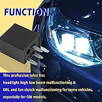 Vista 2 de 15016745 Relé A/C de 4 pines para faros delanteros GM Chevrolet Trailblazer Buick GMC Fuse Module Probado Relé multiusos