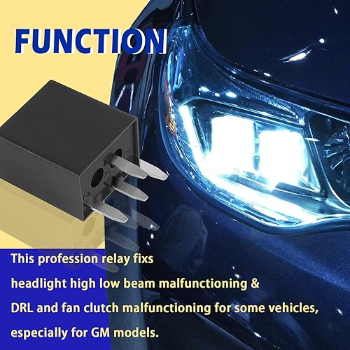 Miniatura 2 de 15016745 Relé AC de 4 pines para faros delanteros GM Chevrolet Trailblazer Buick GMC Fuse Module Probado Relé multiusos