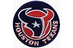 Houston Sports Circle Patch Texas Team Iron On Embroidered