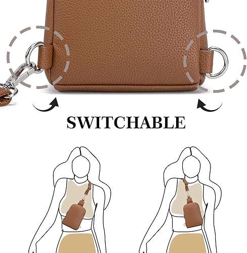 Miniatura 4 de Haytijoe Bolso bandolera pequeño para mujer, monederos de viaje antirrobo, bolsa cruzada para mujer, riñoneras