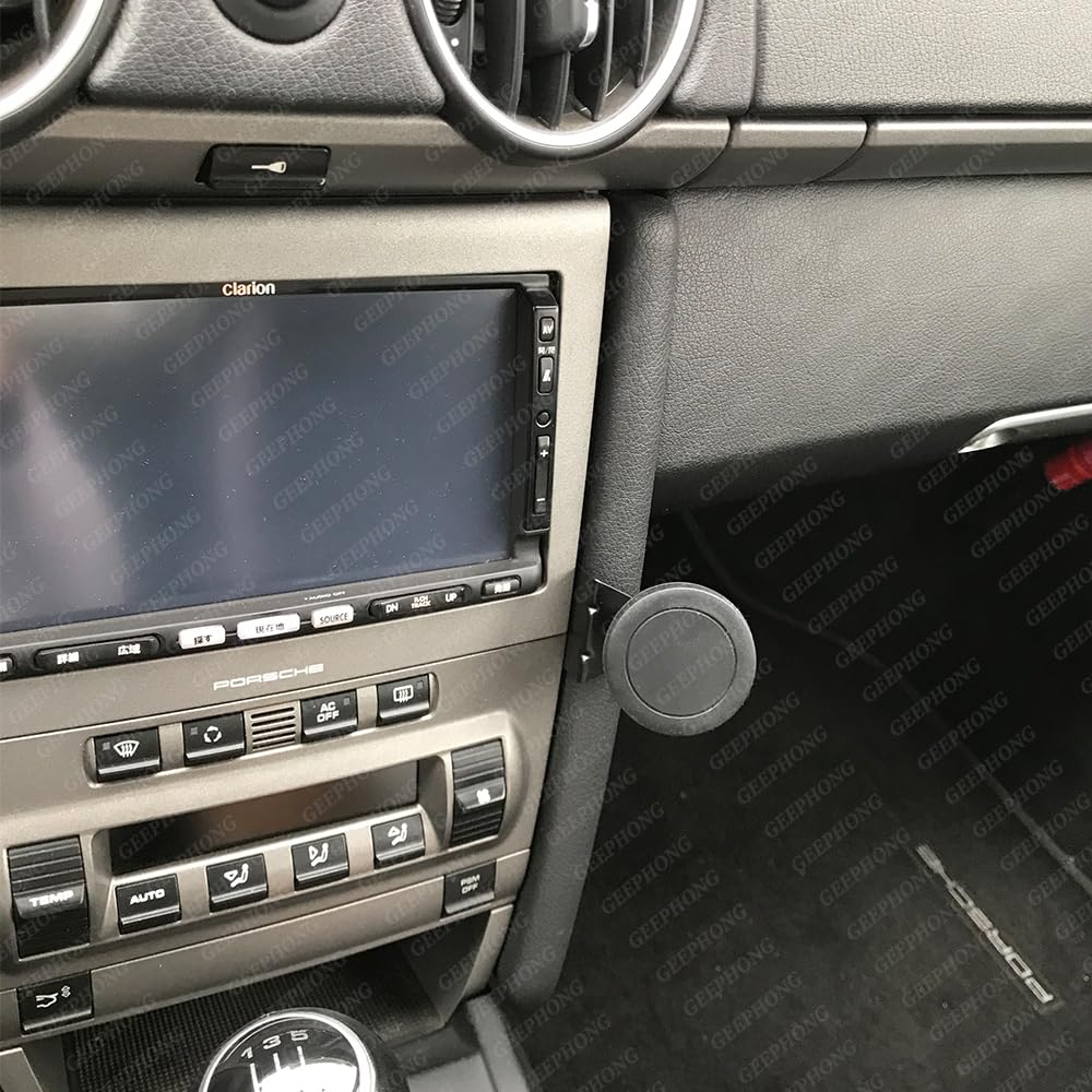 Uchwyt na telefon do Porsche 911 997 / Boxster Cayman 987 (2005-2012), przykręcany aluminiowy uchwyt na telefon