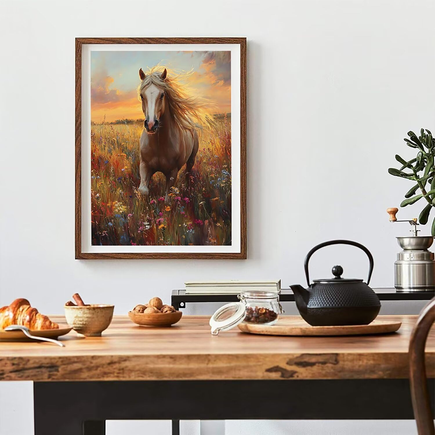 Malarstwo diamentowe, dla konia, prostokątne kamienie, zestaw do malowania diamentami dla dorosłych, obrazy z diamentami, kwiaty, 90 x 120 cm, błyszczące kamienie, dekoracja domu, na ścianę, prezent