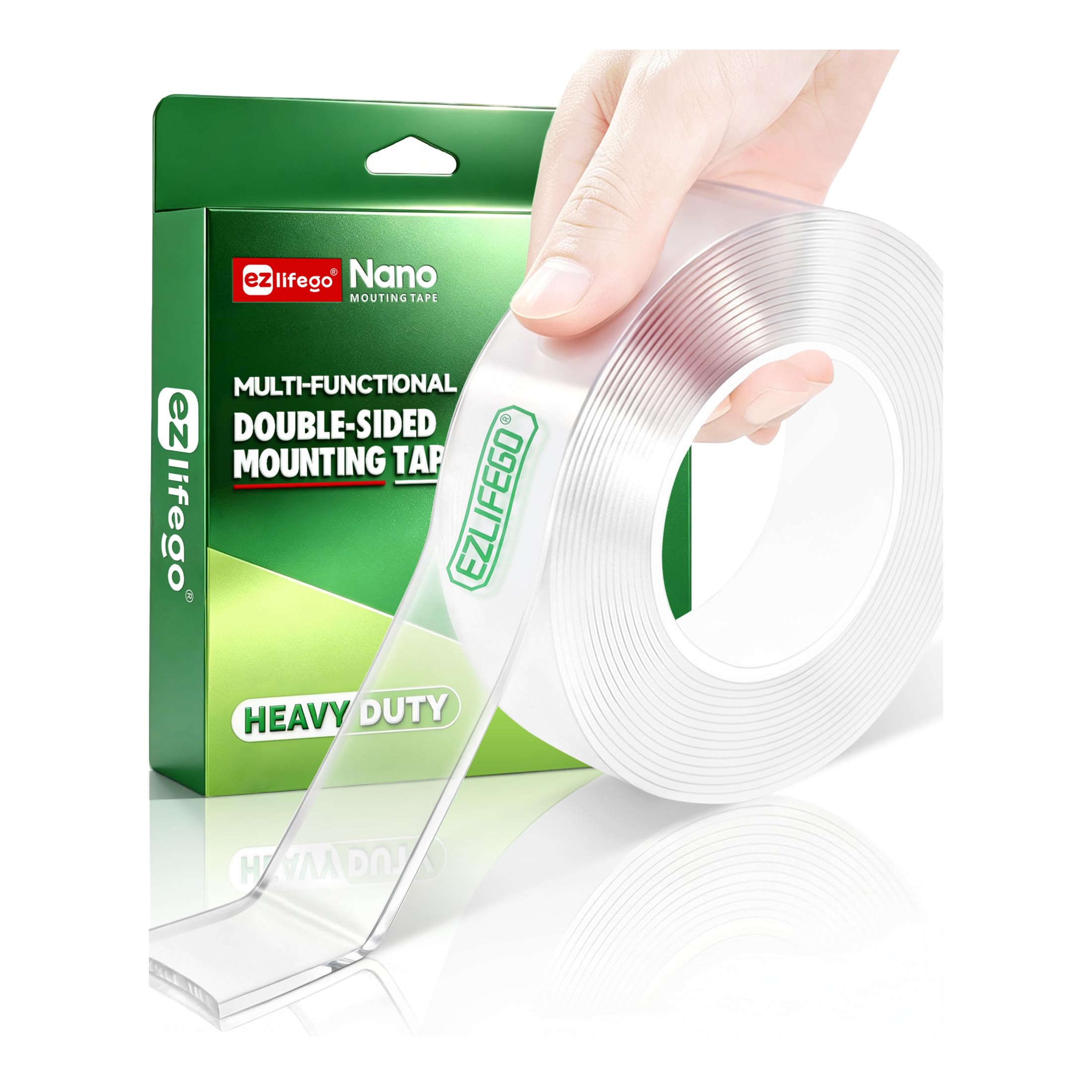 Double Sided Tape, 9.85FT, Pack of 1