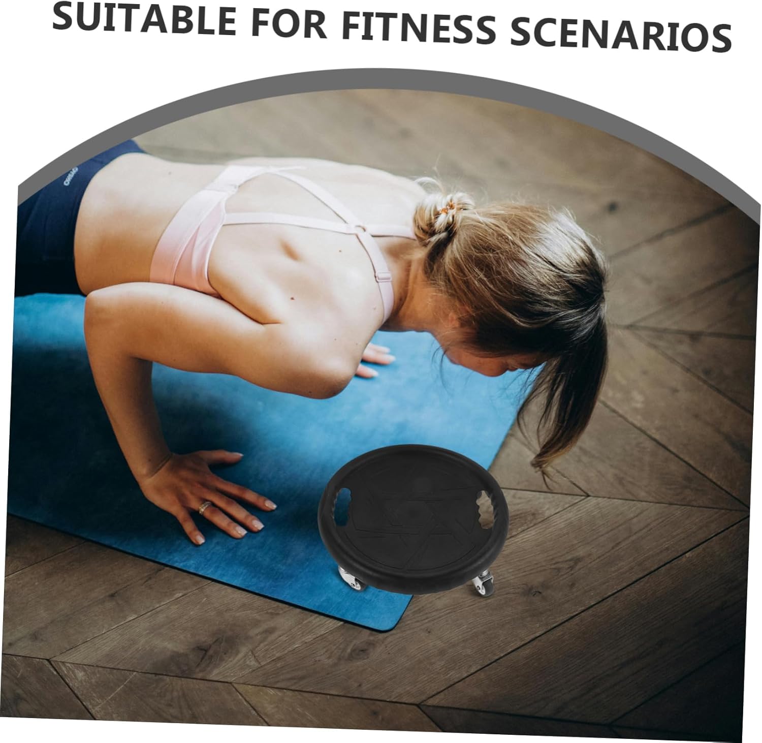 1 Set Belly Plate Fitness Equipment Abdominal Training Plate Fitness Supplies Abdominal Exercise Sliding