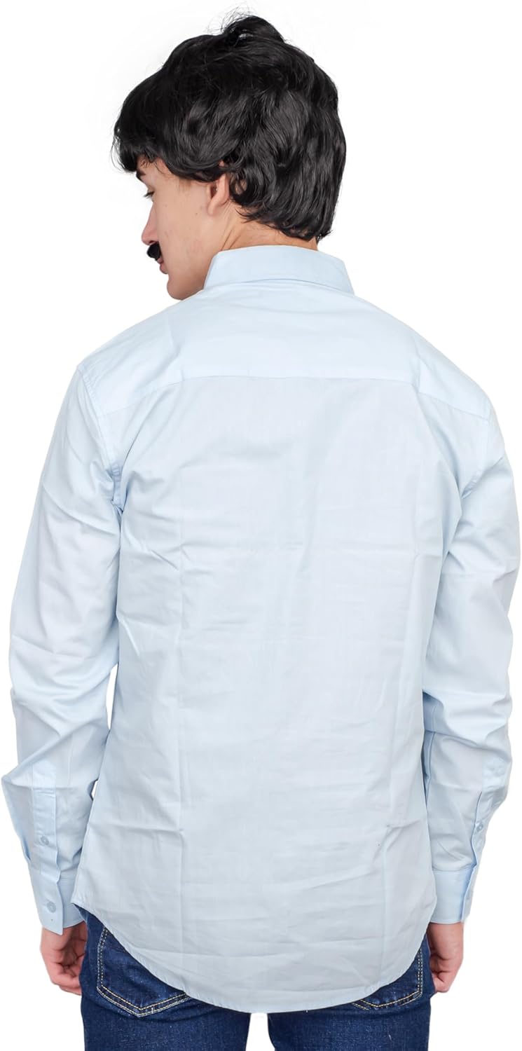 Napoleon Movie Vote for President Pedro Button Down Blue Long Sleeve Halloween Costume T-Shirt