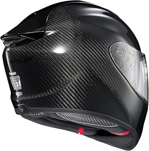 Miniatura 4 de ScorpionEXO ST1400 EVO Carbon Fiber - Casco integral de motocicleta para deporte y turismo con bolsillos para altavoces con Bluetooth, certificación
