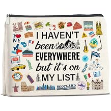 Travel Gifts Makeup Bag for Travelers Women Who Like to Travel