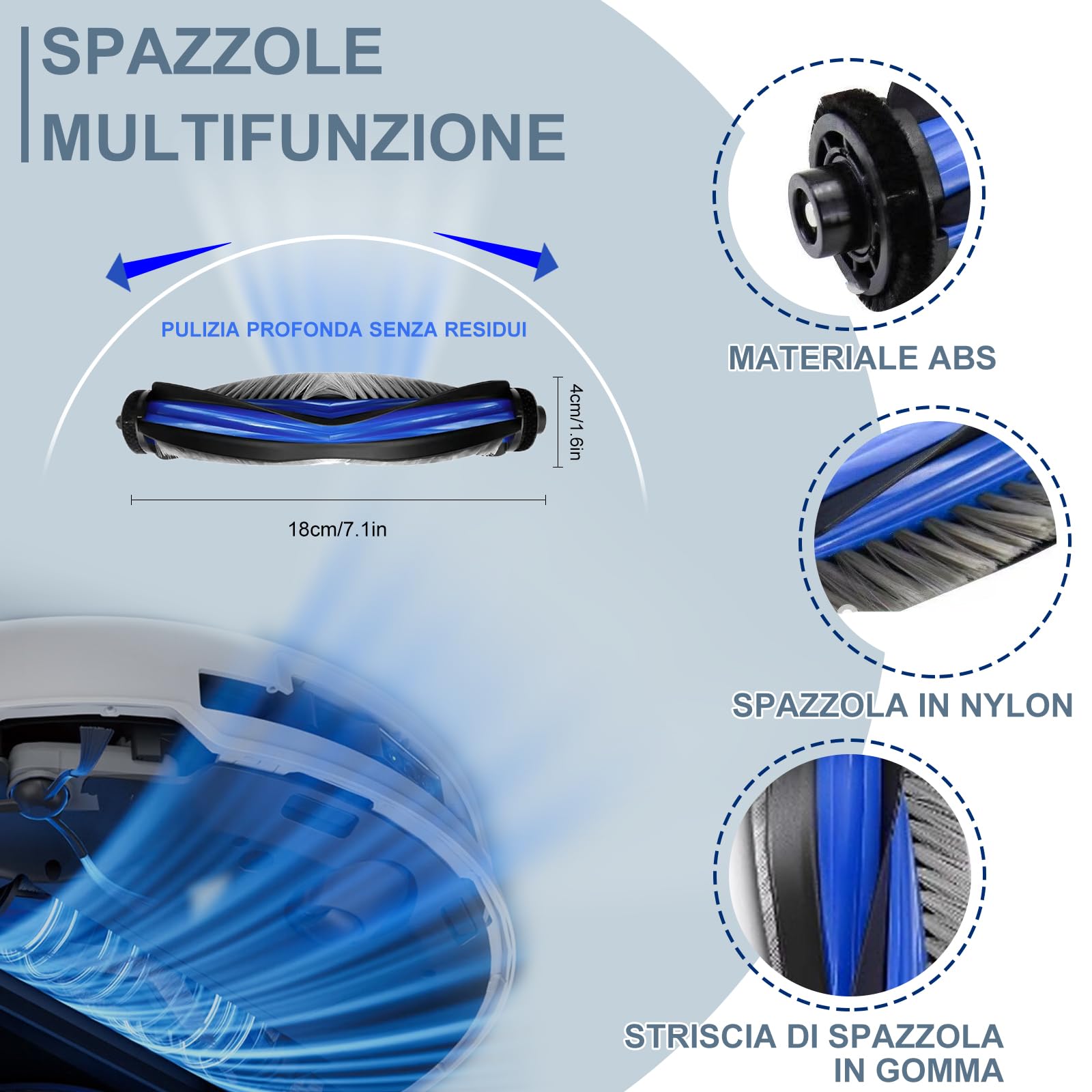27 pezzi Accessori per Aspirapolvere Per Ecovacs Deebot T50 Pro Omni Gen2, T50 Omni, T50 Omni Gen2, T50 Pro Omni, T50 Pro Aspirapolvere,T50 Set di Accessori