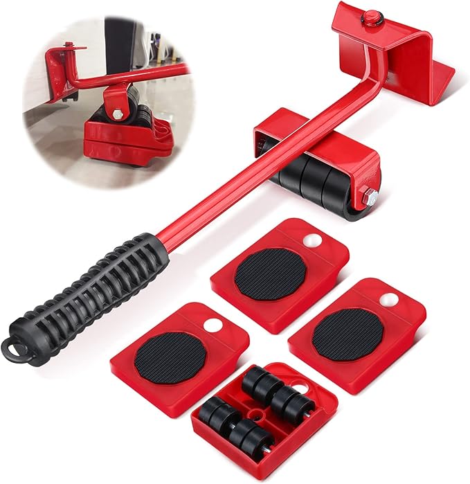 title=GEMITTO Ruote per mobili sposta mobili Sollevatore mobili- Set di 4 Ruote