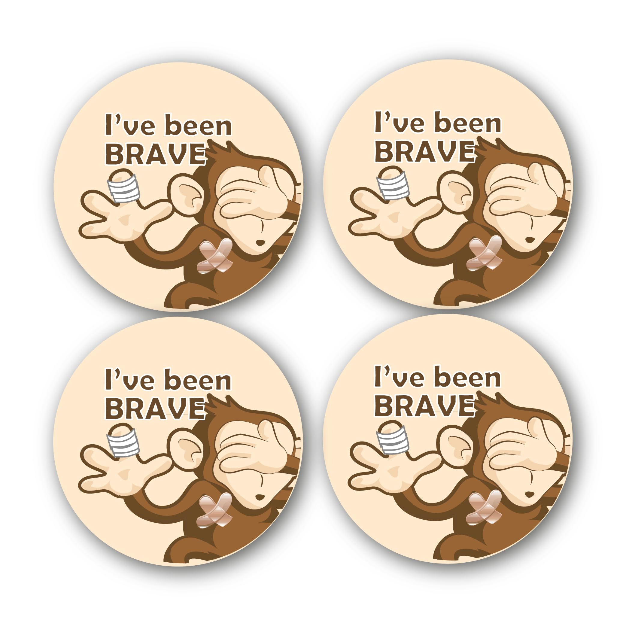 I've been brave - Bravery Reward Stickers by Ezstickers