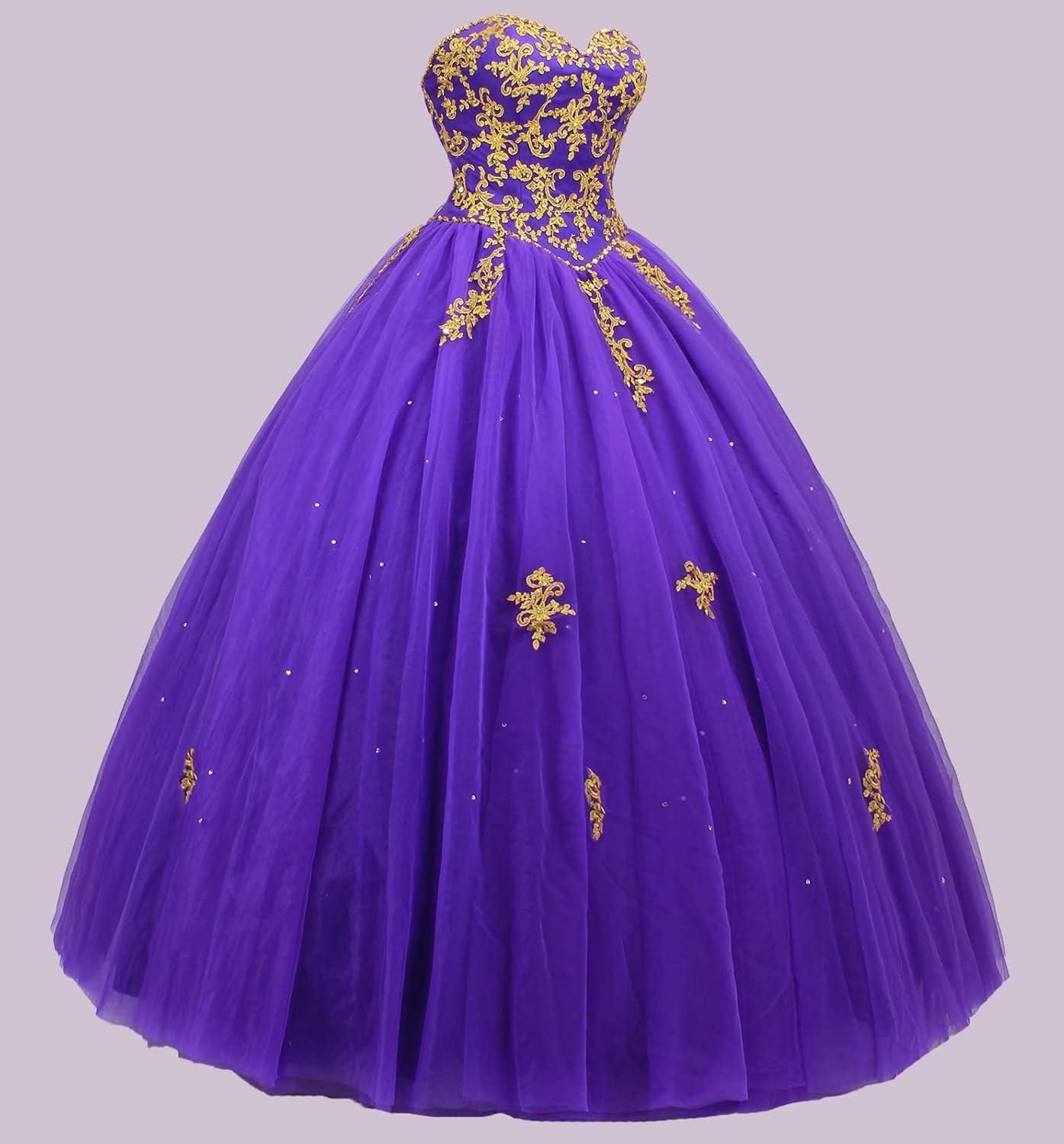 CharmingBridal Sweetheart Ball Gown for Women Formal Puffy Quinceanera Dress 2022