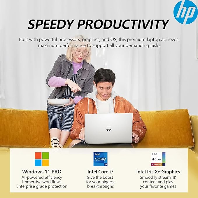 HP 2025 Portátil 15.6" FHD Táctil Intel i7 16GB RAM 1TB miniatura 6