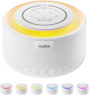 White Noise Machine for Sleeping Baby  Nuliie Sound Machine with Rechargeable Ba - Compare price
