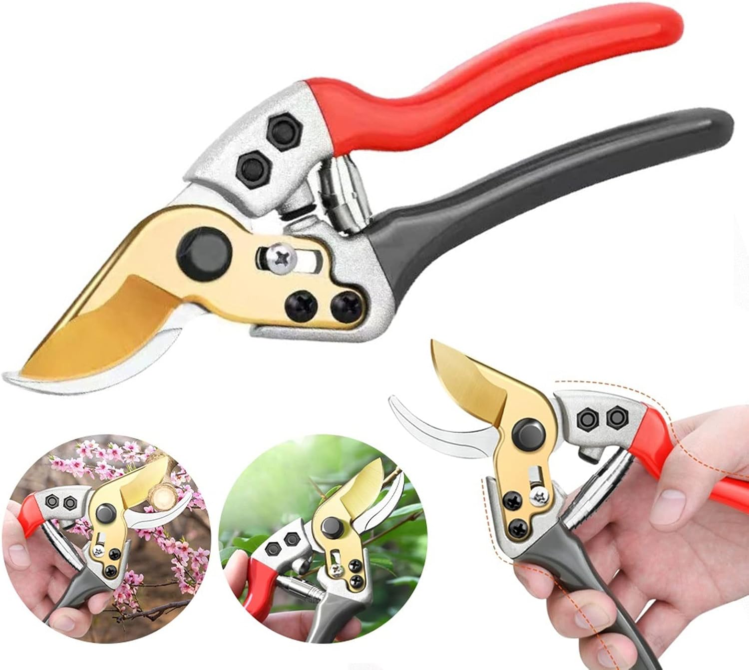 INLIMA Gardening Scissors 1pc Garden Flower Plant Bonsai Cutting Tool Garden Pruning Shears Orchard Plant Branch Trim Scissors