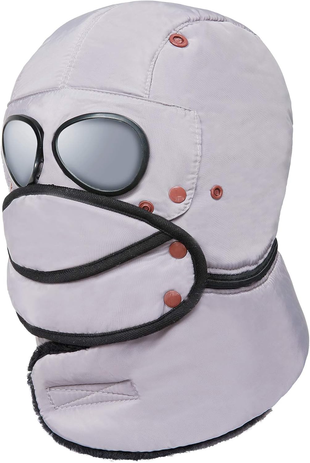 Pilot Hat Aviator Cap Winter Beanie Hat with Earmuff for Kids Adults