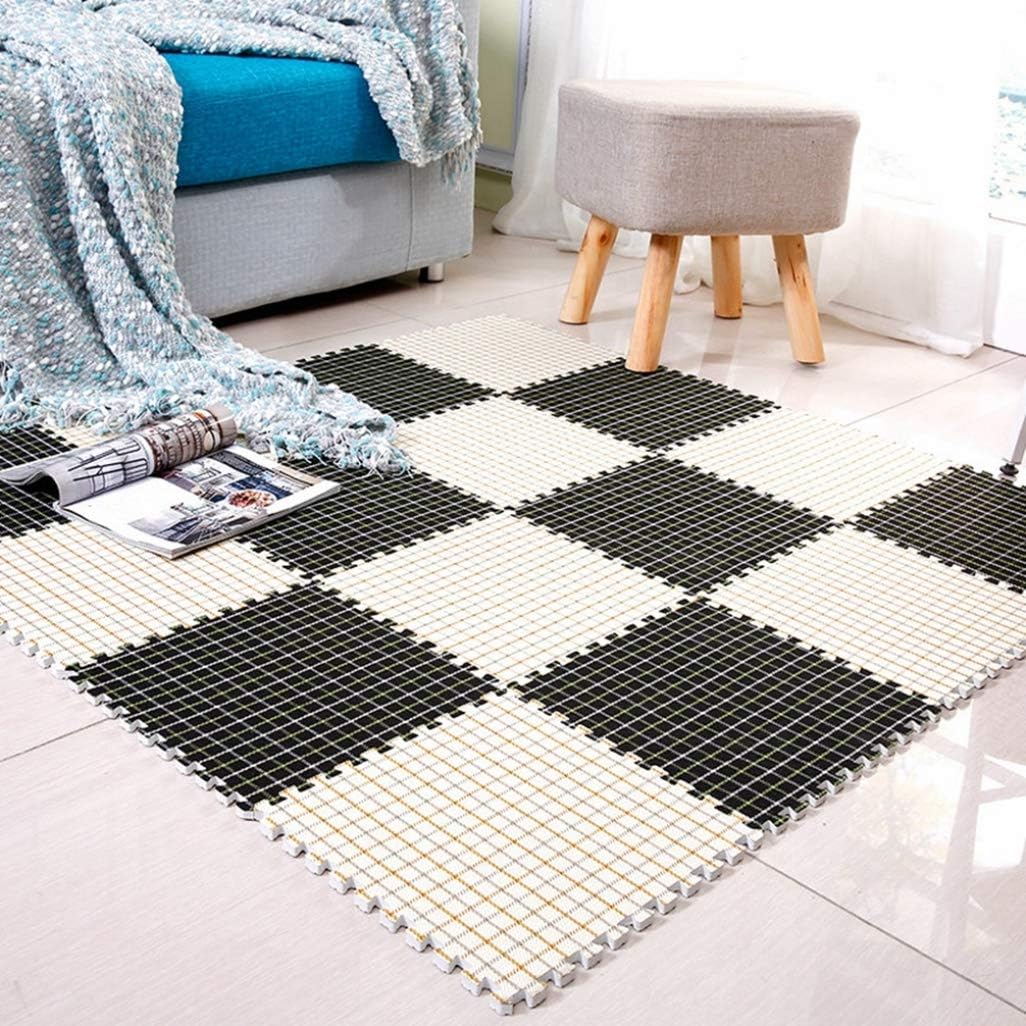 ジョイントマット 大判 厚手 4枚セット 北欧 おしゃれ かわいい カラフル 買い物 フロアマット 子供 ベビー すべりにくい タイルマット 汚れ防止 防音 カーペット 赤ちゃん ジョイント マット プレイマット パズルマット 床暖房対応