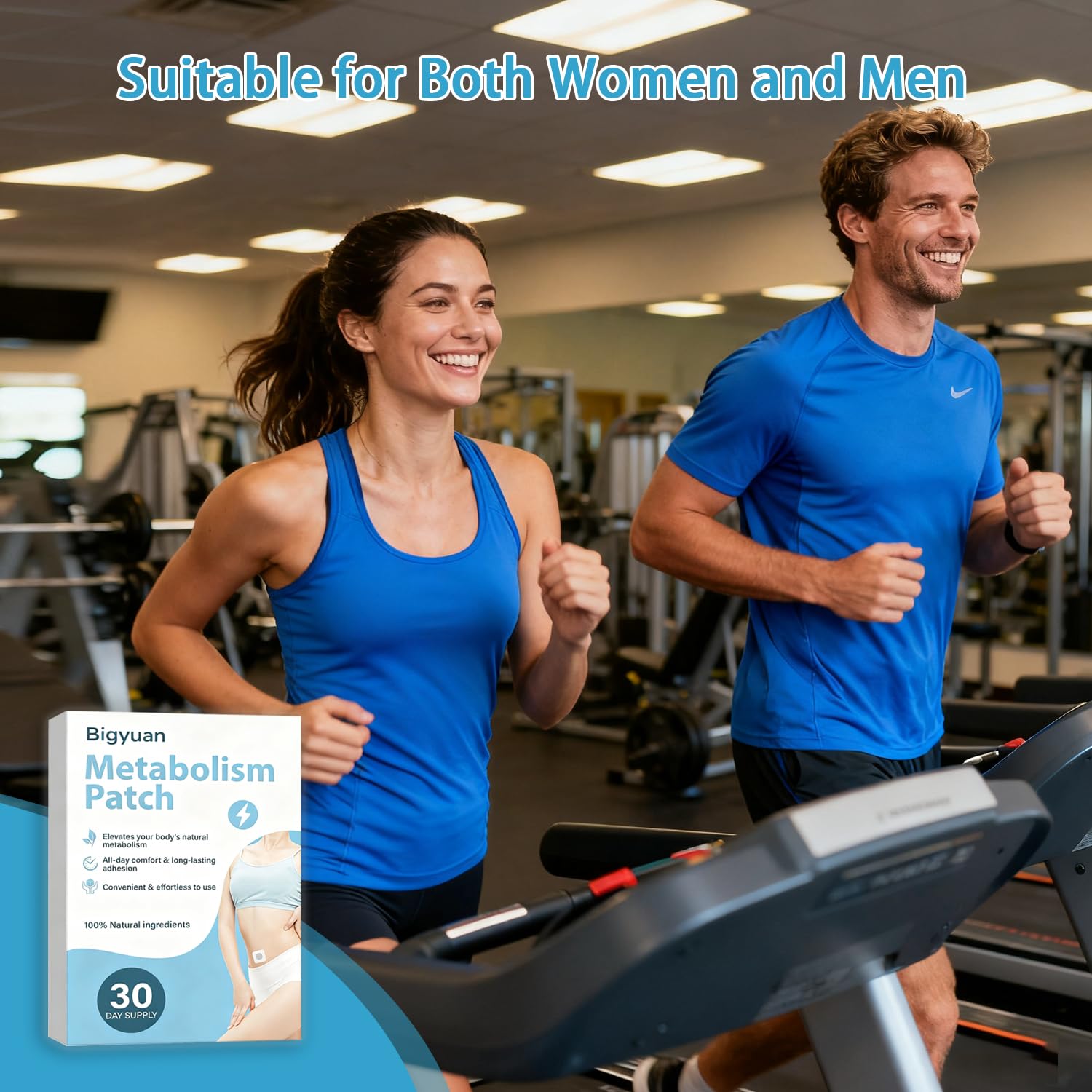 Metabolism Patches upgraded natural ingredient body patch, suitable for both men and women, A box of 30 tablets.