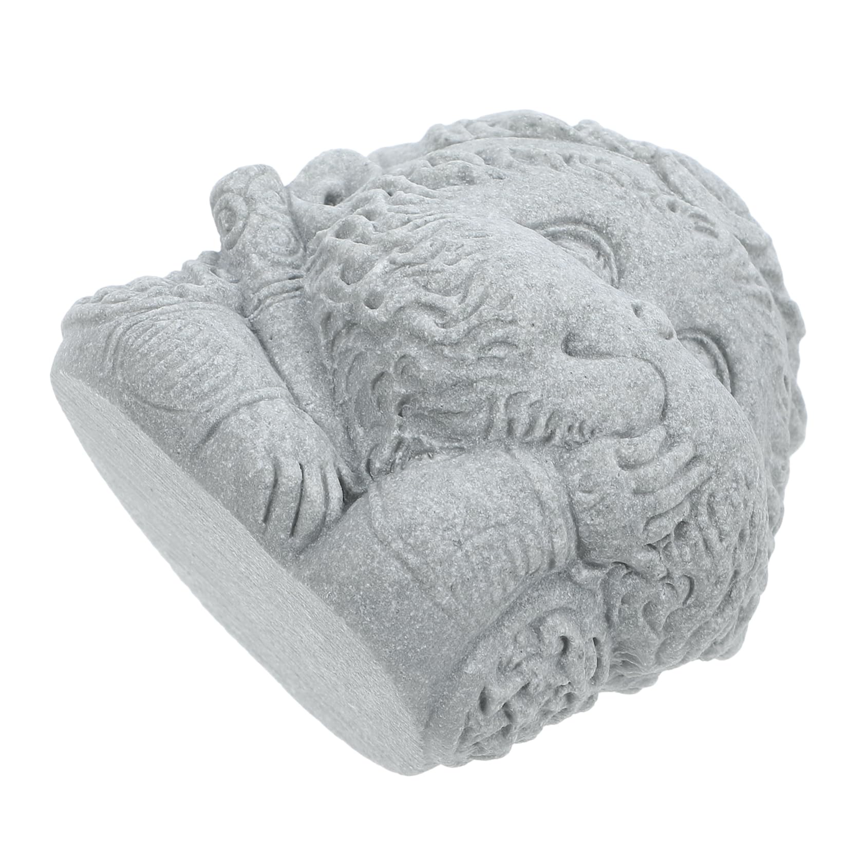 PRETYZOOM 4 Piezas Accesorios de Acuario Mini pequeñas estatuillas decoración del hogar Artificial Buda pequeña decoración del Acuario Decoraciones de Acuario Adorno de Acuario Arenisca Azul