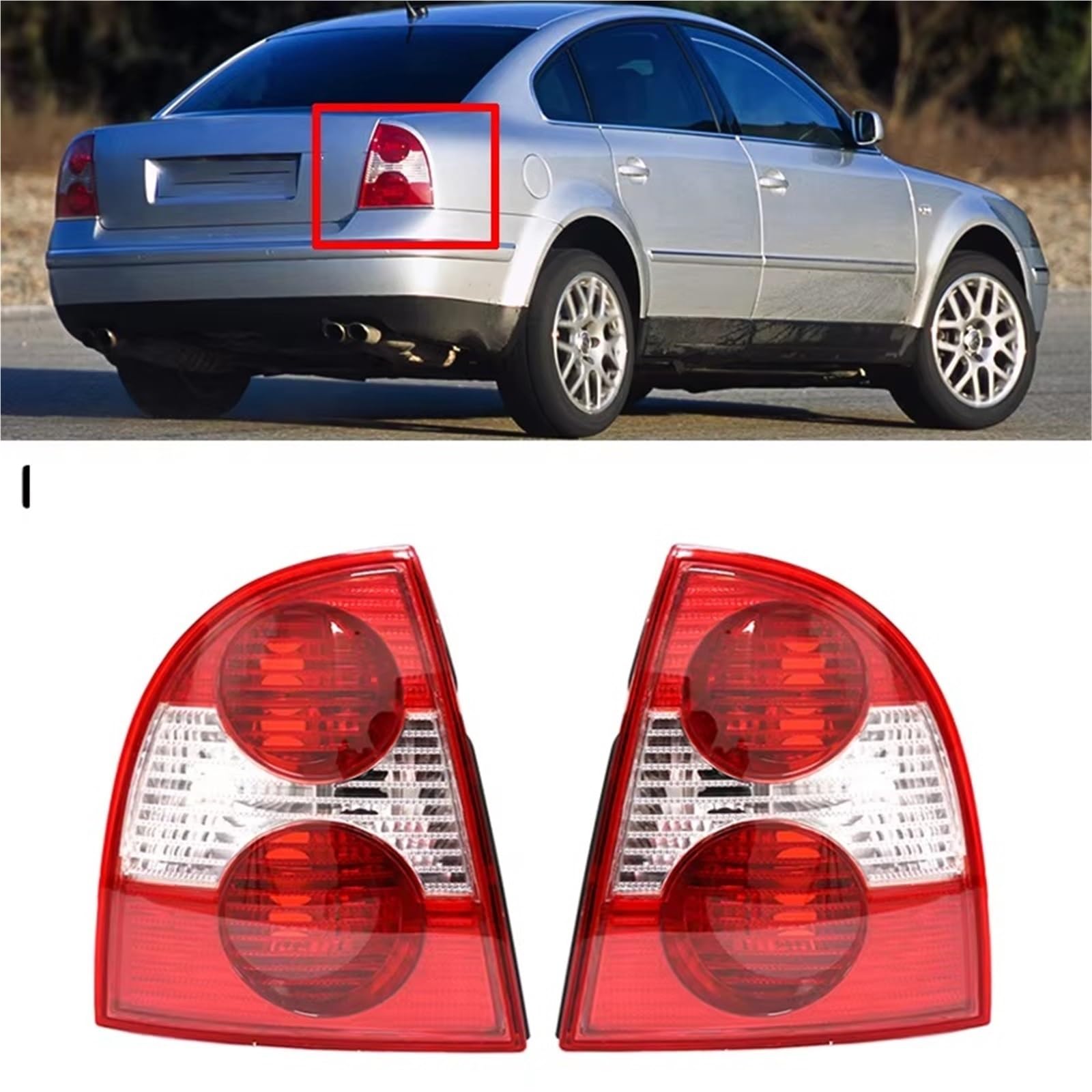 Pilotos Traseros Iluminación Para VW Para Passat Para B5 Para Sedán 2000 2001-2005 Luz Trasera De Coche Sin Bombillas Lámpara