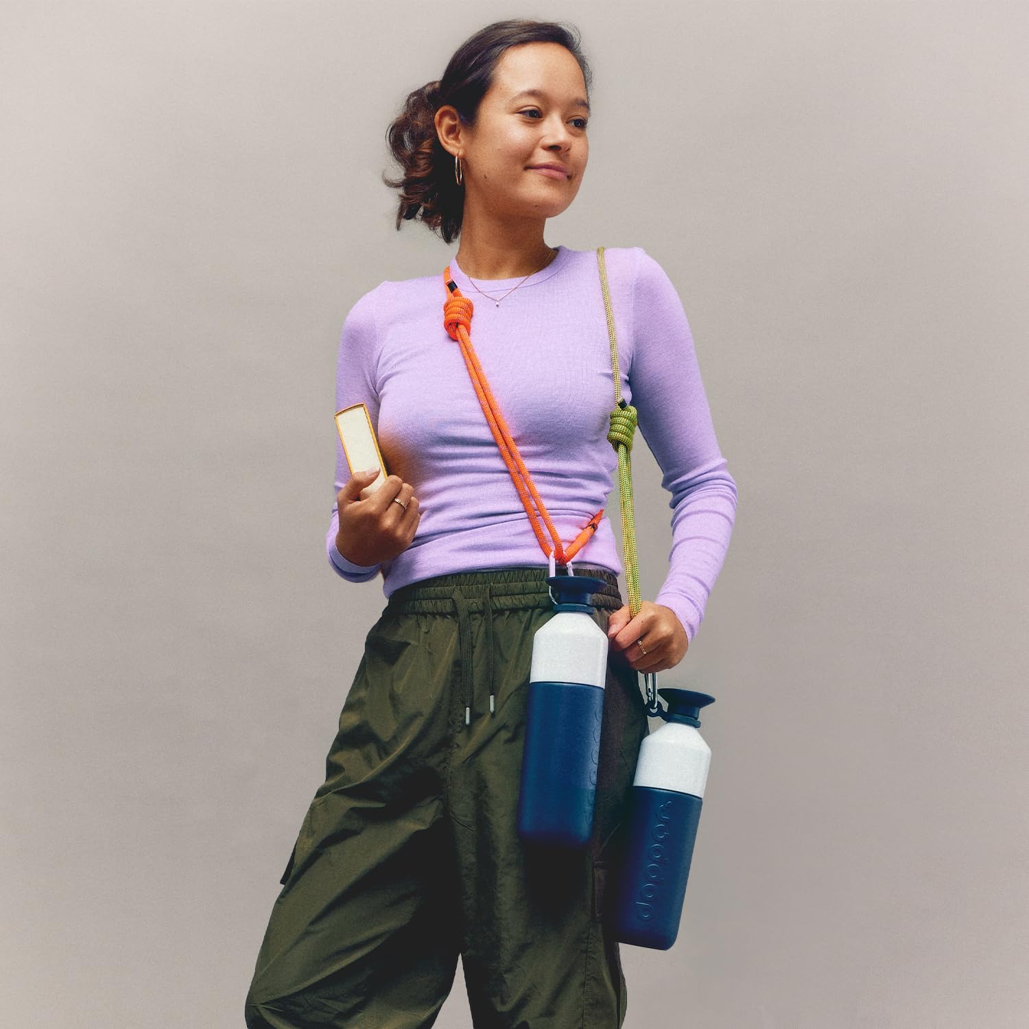 Dopper Insulated 1L Breaker Blue - La bouteille isotherme 12h de boisson chaude, 24h de boisson froide - La gourde réutilisable acier inoxyable d'eau, thé, café