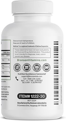 Miniatura 7 de Bronson DIM Balance+ D-glucarato de calcio, brotes de brócoli y vitamina D3 200 mg de DIM por cápsula apoya el metabolismo de estrógeno y los
