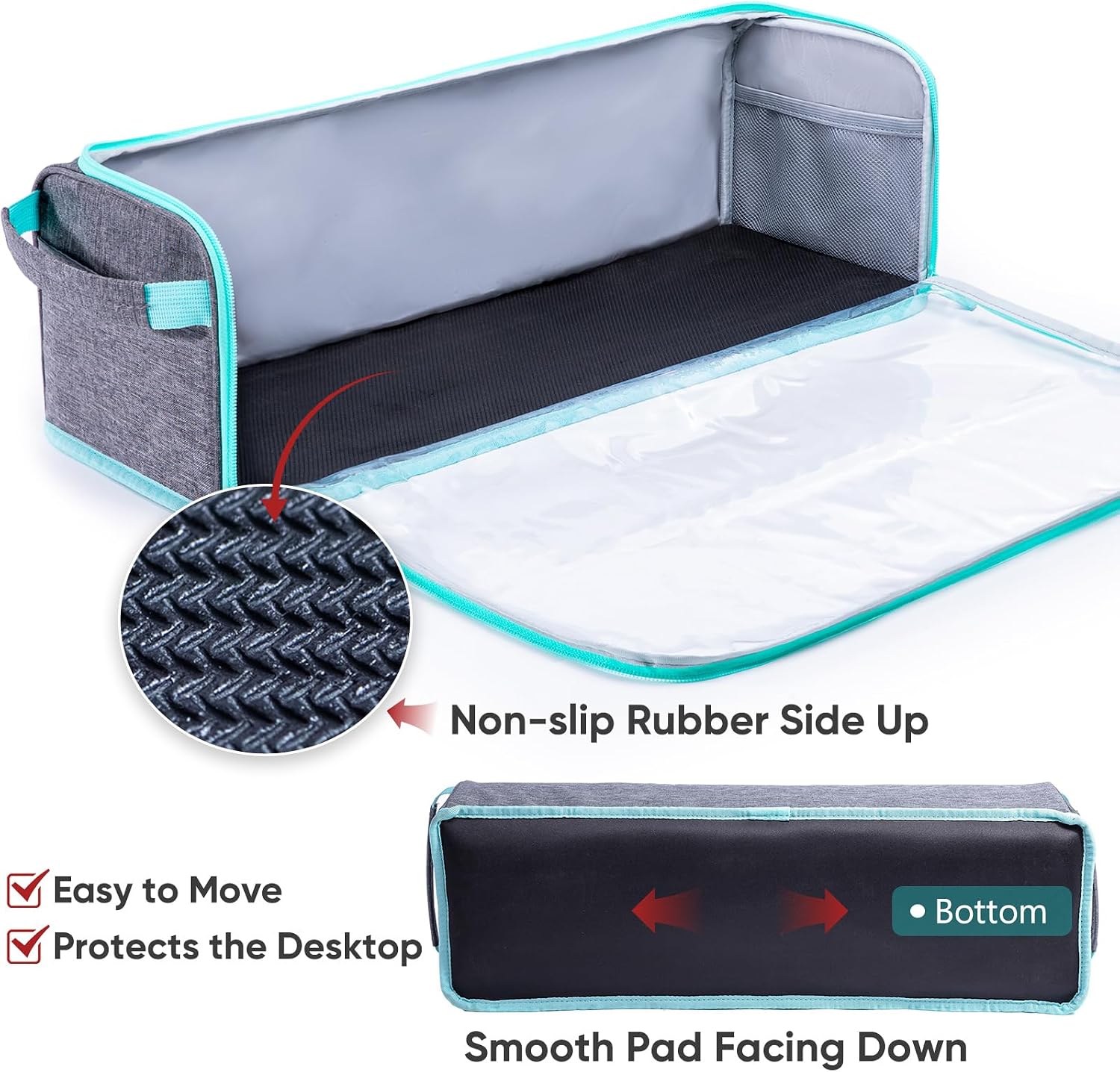IMAGINING Full-Enclosed Dust Cover with Water Resistant Bottom for Cut Maker 4/3, Explore 4/3, Air 2 – Protective Cover with Storage Pockets for Cut Accessories, Tools & Supplies