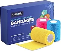 Vista 12 de Vendaje autoadhesivo - Adecuado para todos los deportes - Cinta atlética transpirable para muñecas - Rodilla y tobillo - Vendaje autoadhesivo - 4