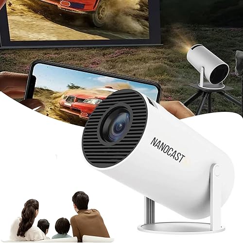 Proyector X - Mini proyector de foco, mini proyector, proyector de televisión para dormitorio, proyector de proyector puro, proyector 4k con 0.18 oz