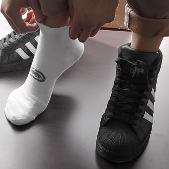 Ecko Men's Basic Quick Dry No Show Athletic Socks (20 Pairs)
