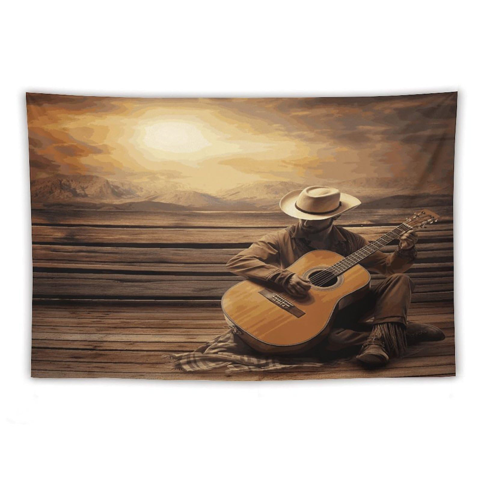 LDGSUPH Western Music Tapestry Wall Hanging Decor Anti-fading Aesthetic Wall Tapestries Fashion Wall Blanket Decor Modern Wall Art Tapestry for Bedroom Home Decor 60"x90"