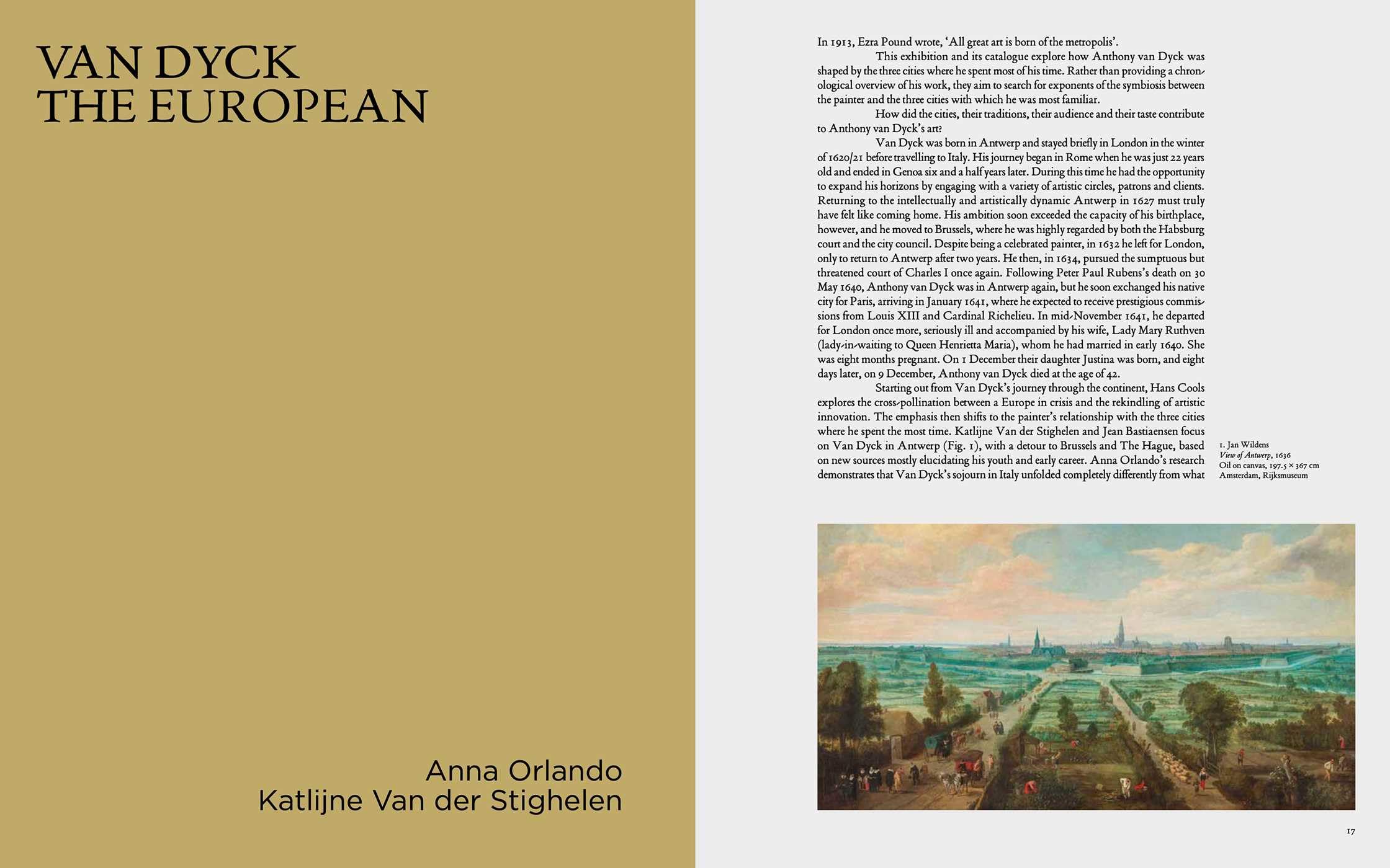 Van Dyck, the European: The Journey from Antwerp to Genova and London