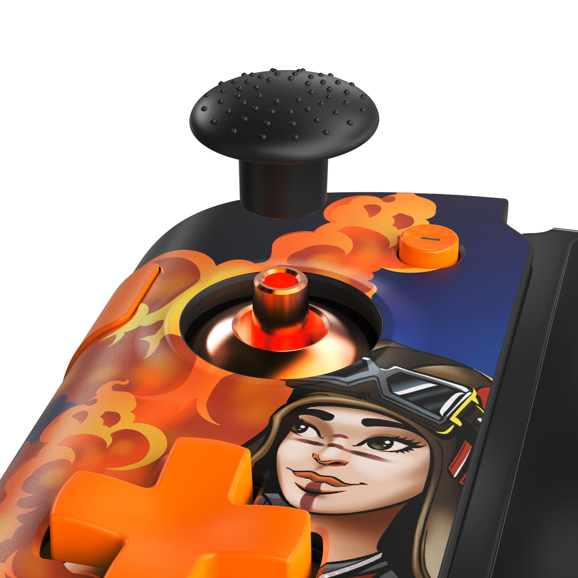 CRKD Nitro Deck+ - Controller portatile Pro per Nintendo Switch e modello OLED, agganciabile per TV, sidekicks programmabili e pulsanti posteriori, sistema True Collection (Renegade Raider Fortnite