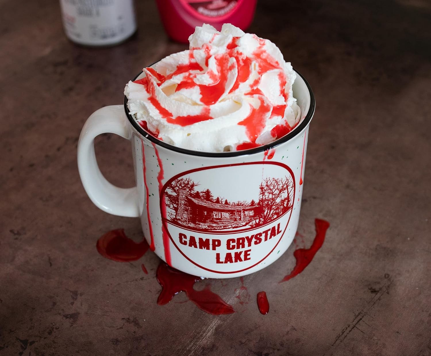 Friday The 13th Camp Crystal Lake Ceramic Camper Mug | BPA-Free Large Mugs and Cups for Beverages, Home & Kitchen Essentials | Horror Movie Gifts And Collectibles | Holds 20 Ounces