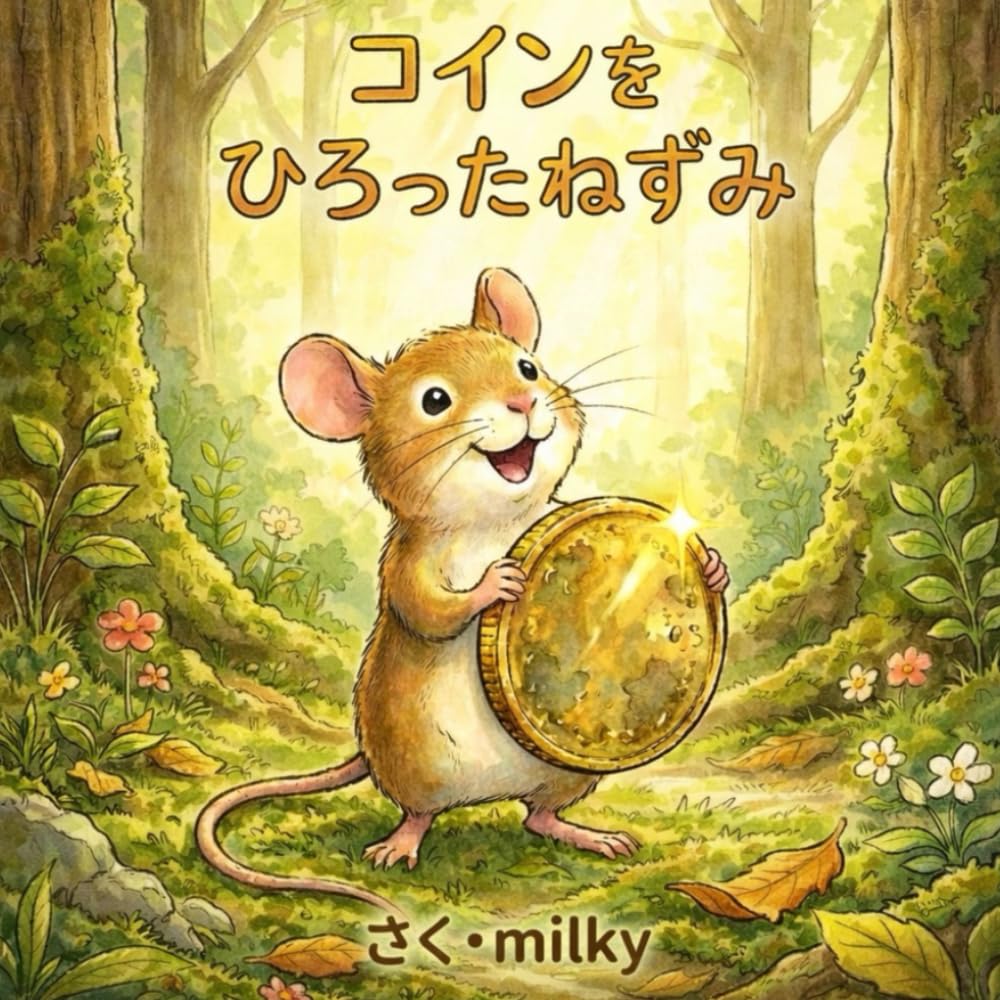 コインをひろったねずみ