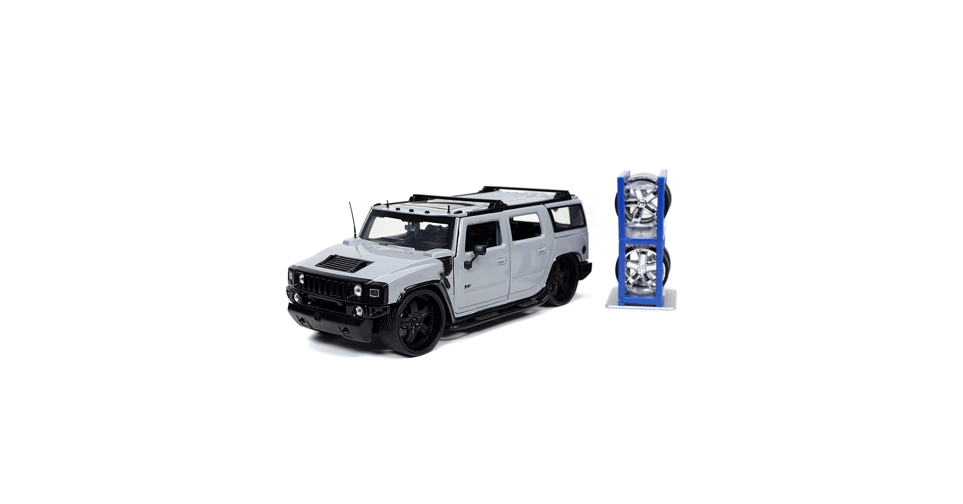 Jada Hummer H2 Bigtime Kustoms 1/24スケール Jada Toys Dub City Platinum Hummer H2 1:24 Chrome limited