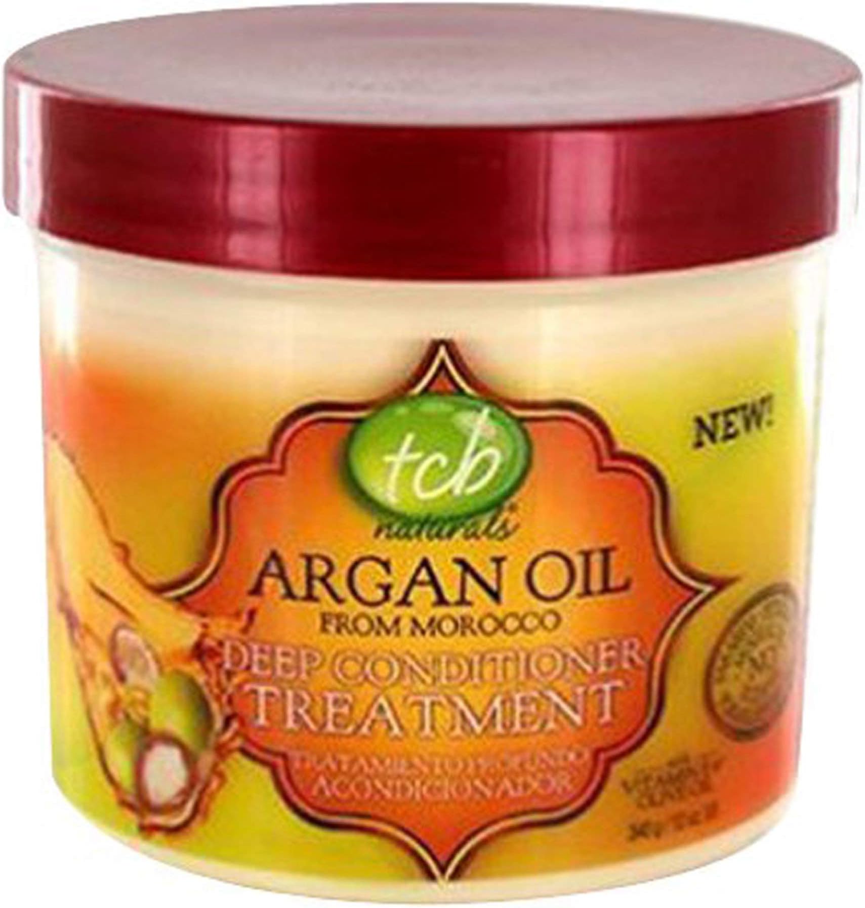 TcbNaturals Argan Oil Deep Conditioner Treatment, 12 Ounce