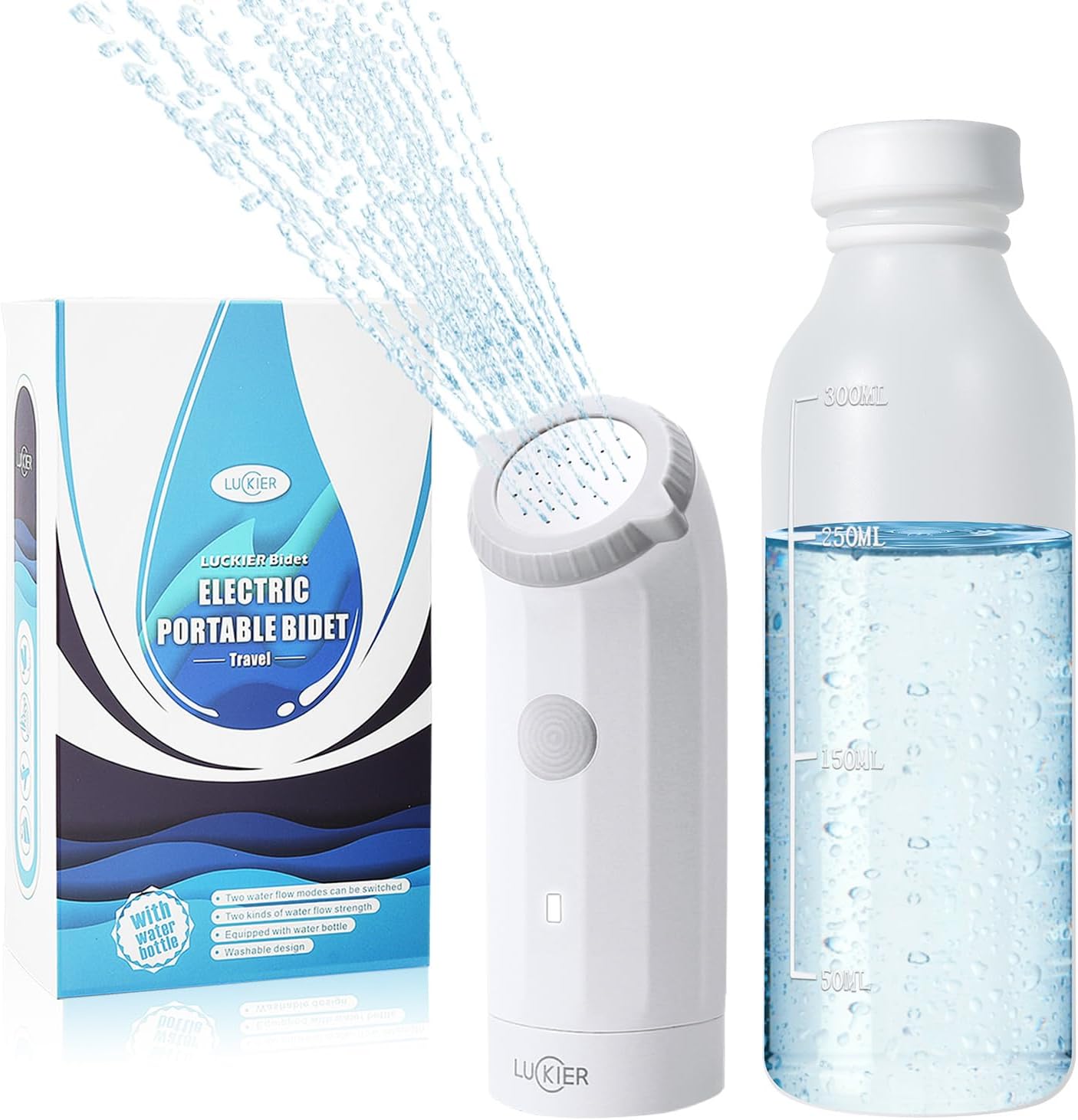 Electric Portable Bidet,Shattaf Travel,Portable Shataf,With 1.5m Hose,2nd generation enhanced water pressure,For Camping,Postpartum Care,Muslim shower,Baby Care,Personal Hygiene and Cleaning