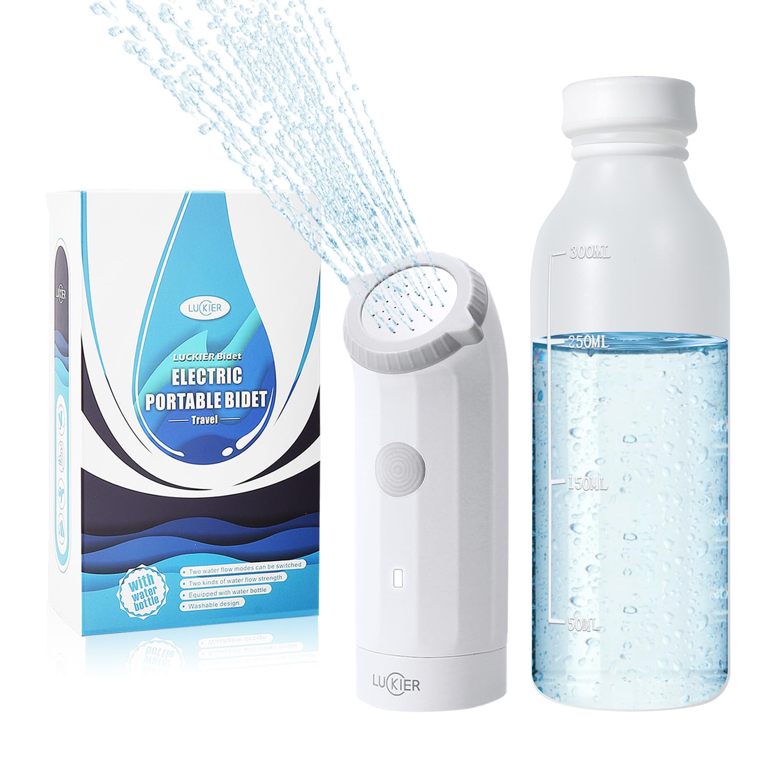 Electric Portable Bidet,Shattaf Travel,Portable Shataf,With 1.5m Hose,2nd generation enhanced water pressure,For Camping,Postpartum Care,Muslim shower,Baby Care,Personal Hygiene and Cleaning