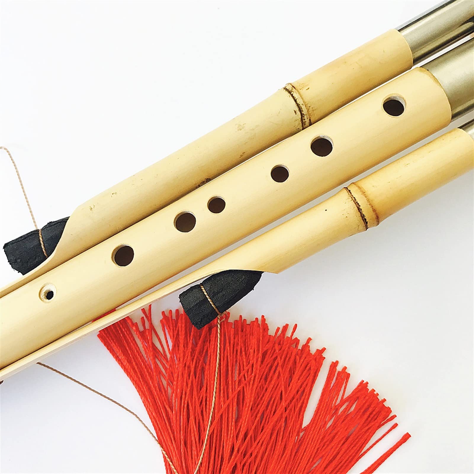 FLFL Gourd-Flöten-Instrument Hulusi-Neun-Loch Zu Sieben-Loch-Zweizweck-Weitwartungs-Musikinstrument (Color : G)