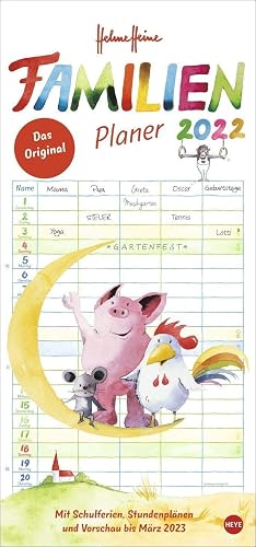 Helme Heine Familienplaner - Kalender 2022