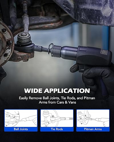 Miniatura 2 de Orion Motor Tech Juego de herramientas de horquilla para pepinillos, 5 herramientas separadoras de rótulas, herramienta de extracción de barra de