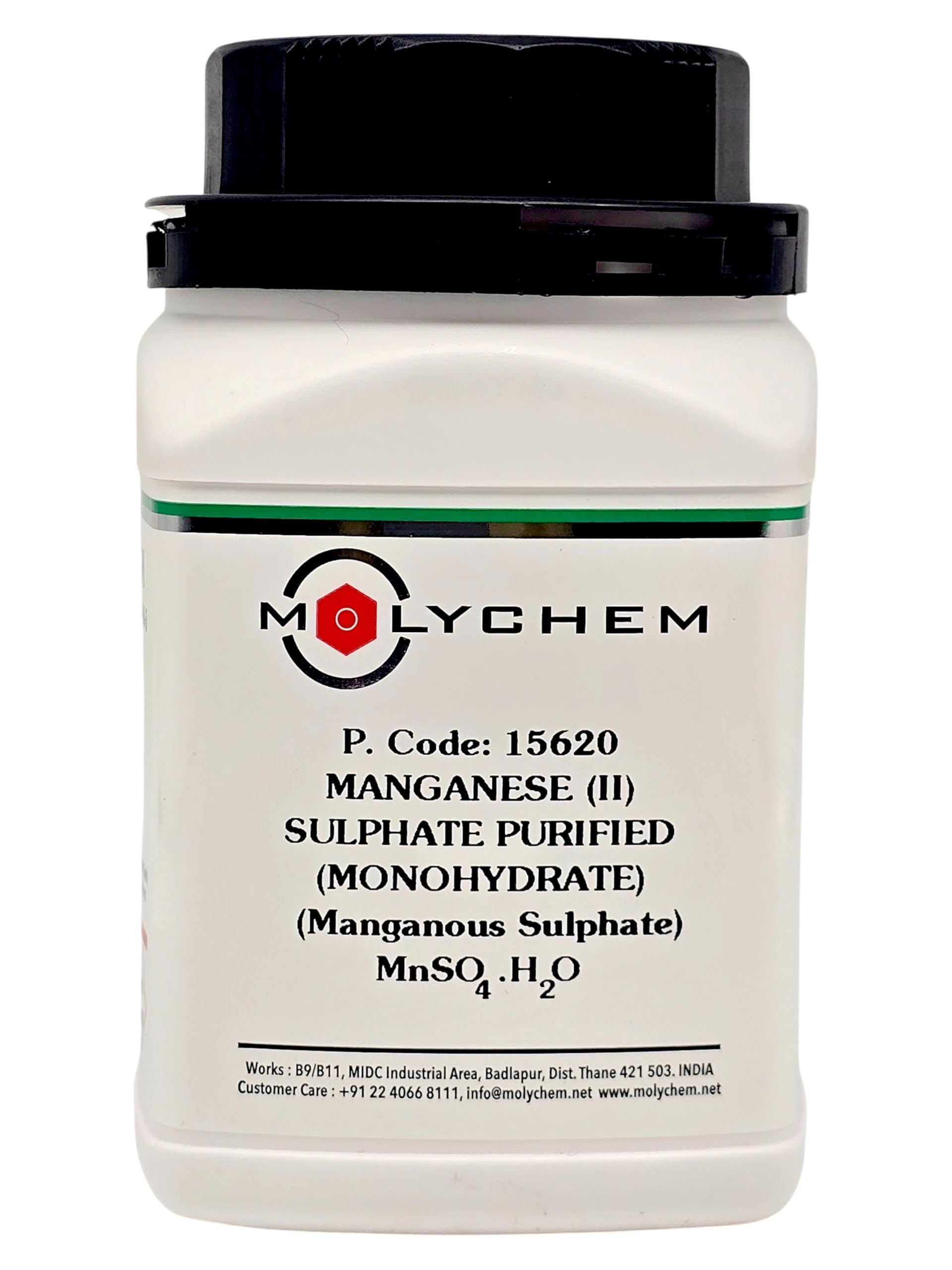 MOLYCHEM Manganese (II) Sulphate Monohydrate extrapure LR Grade, 98%, 500Gm, CAS : 10034-96-5, Molecular Formula : MnSO4.H2O,for laboratory and industrial use-image-8