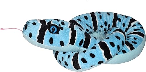 Wild Republic - Peluche de serpiente de peluche regalo para niños Serpiente de cascabel de Blue Rock 54