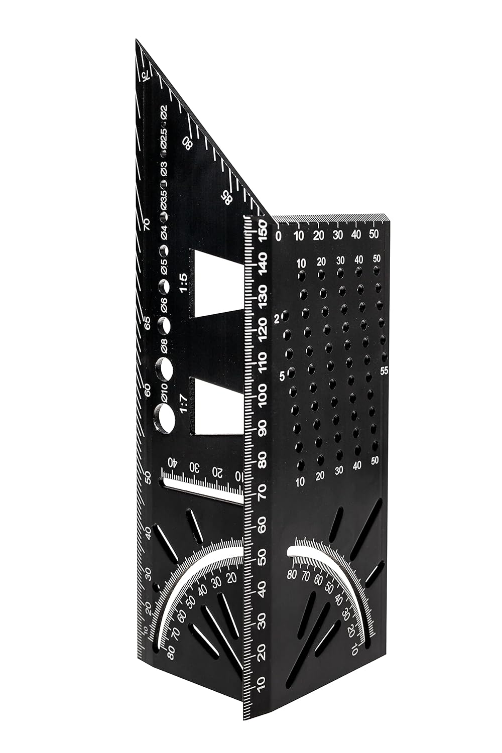 Squadra Da Falegname 180mm E 300mm - Alluminio Con Superficie Scrivibile