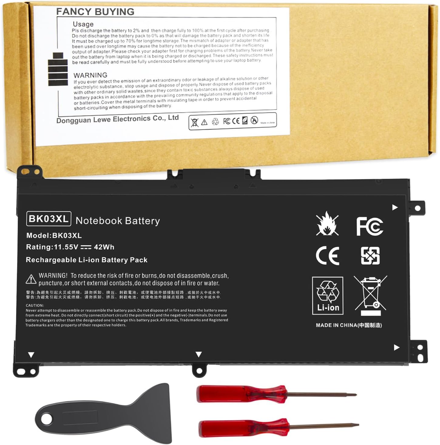 BK03XL Battery for HP Pavilion X360 14-BA000 14M-BA000 14m-ba011dx 14m-ba013dx 14m-ba014dx 14m-ba015dx 14m-ba114dx 14-ba000 14-ba175nr 14-ba110nr 14-ba253cl 14-ba125cl 14-ba175nr HSTNN-LB7S HSTNN-UB7G