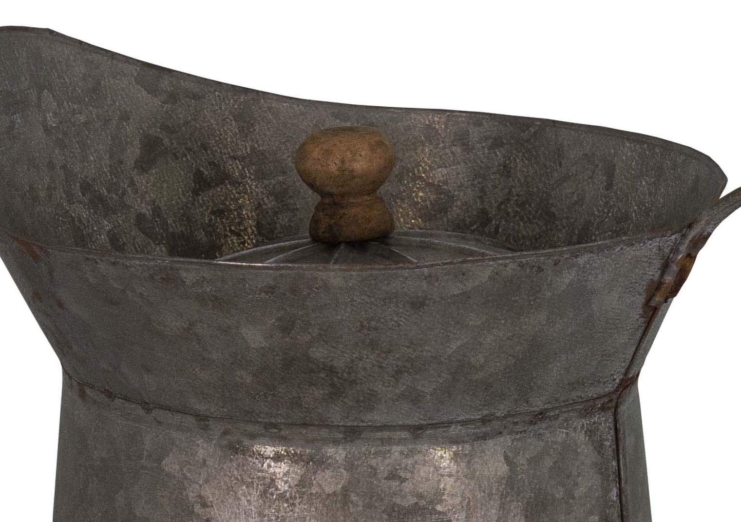 Pattumiera da bagno stile vintage, con contenitore in vetro